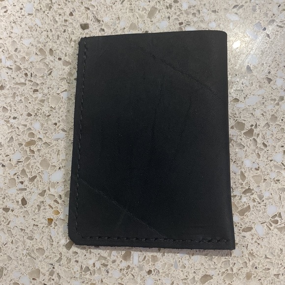 Portland Leather Goods brand new card holder. Smooth black. - Picture 2 of 2